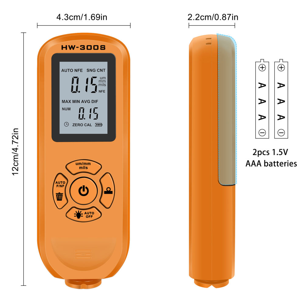 Coating Thickness Gauge Digital - Jauge numérique d'épaisseur de revêtement pour