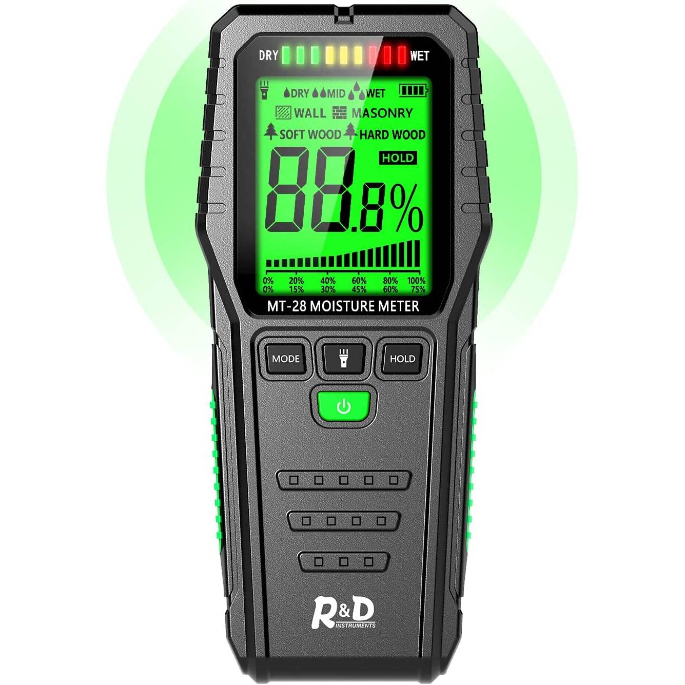 Moisture Meter Concrete Digital - Humidimètres en bois sans broches, détecteur