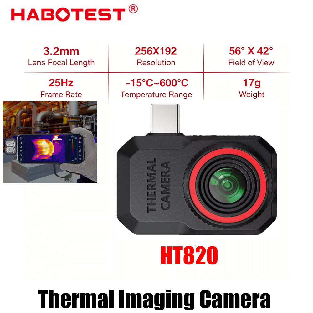 Thermal Camera Pcb 256X192 - Nouvelle caméra thermique HABOTEST HT820 2026