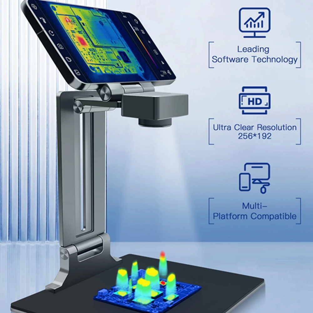 Thermal Camera Pcb 256X192 - Analyseur d'imagerie thermique 3D 256X192, détection