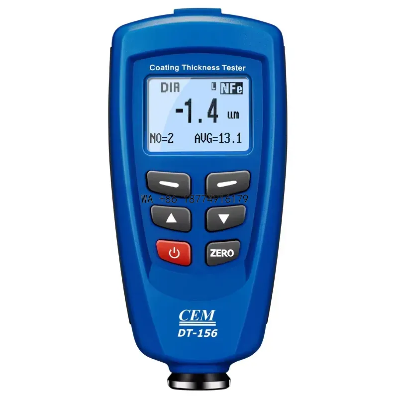 Coating Thickness Gauge Magnetic Eddy - wmwmnu CEM DT-156, appareil de mesure