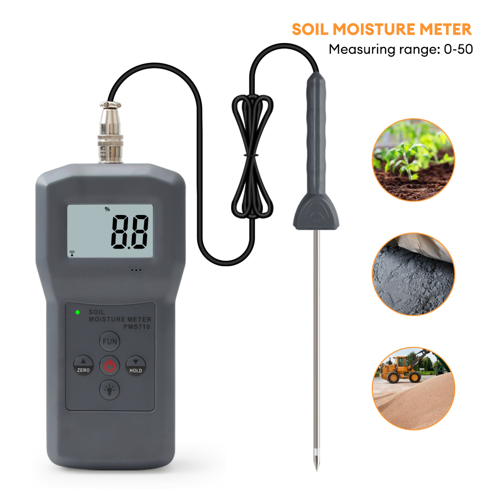 Moisture Meter Concrete Digital - Yieryi Portable numérique PMS710 sonde de