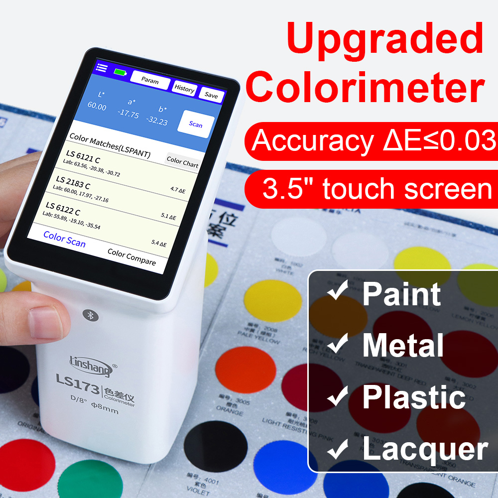 Colorimeter Paint Color Meter - Colorimètre numérique portable LS173 D/8, mesureur