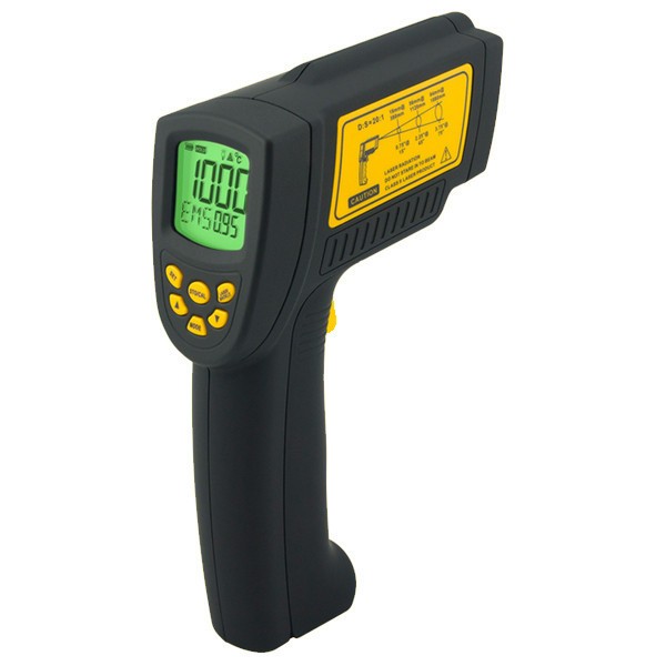 Pistolet thermique numérique à - Infrared Thermometer Industrial 1000C avis et prix