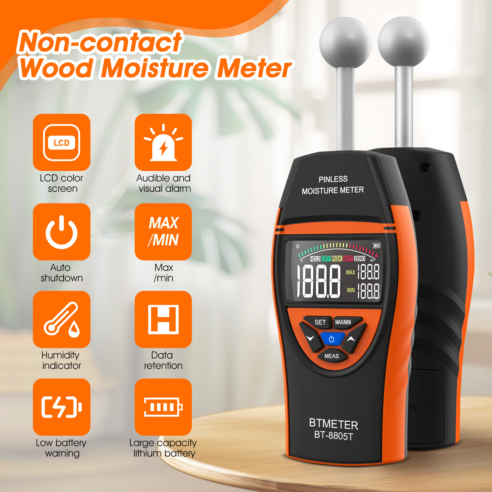 Humidimètre numérique sans pin - Moisture Meter Concrete Digital avis et prix