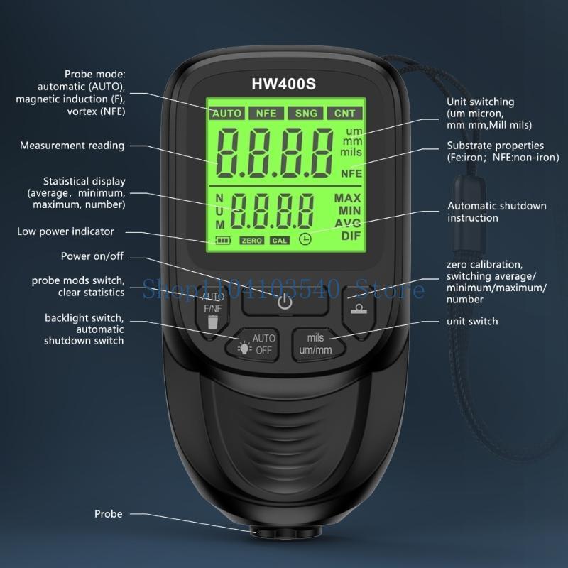 Jauge numérique d'épaisseur pe - Coating Thickness Gauge Digital avis et prix