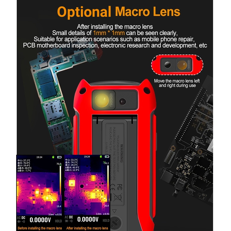 TOOLTOP ET15S 256x192 imageur  - Thermal Camera Pcb 256X192 avis et prix