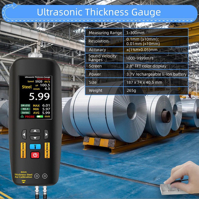 ● Jauge d'épaisseur à ultrason - Ultrasonic Thickness Gauge Metal avis et prix