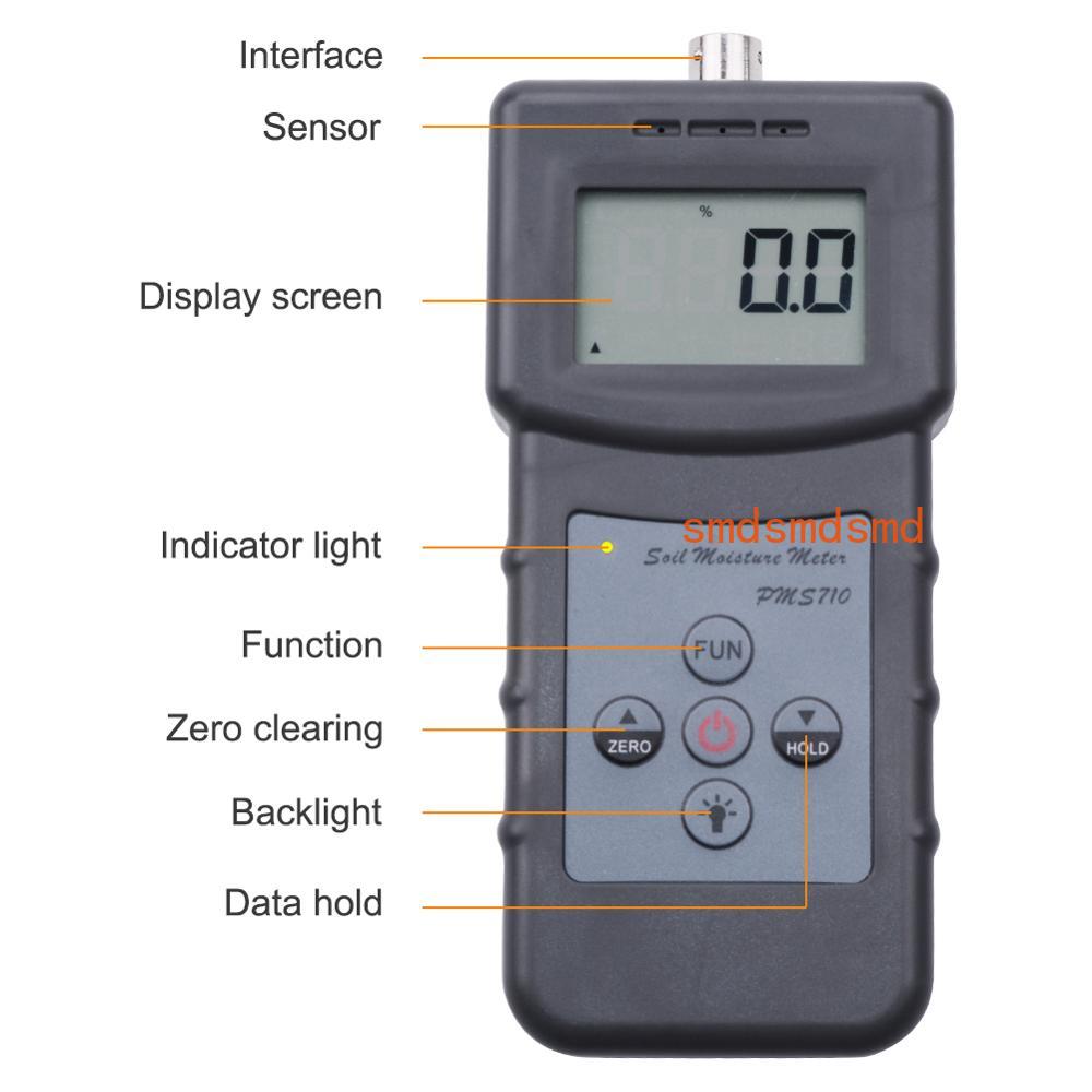 Humidimètre numérique LCD PMS7 - Moisture Meter Concrete Digital avis et prix