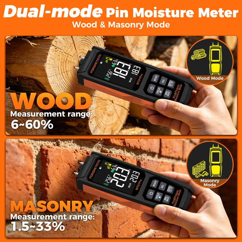 WT01Pro : hygromètre numérique - Moisture Meter Concrete Digital avis et prix