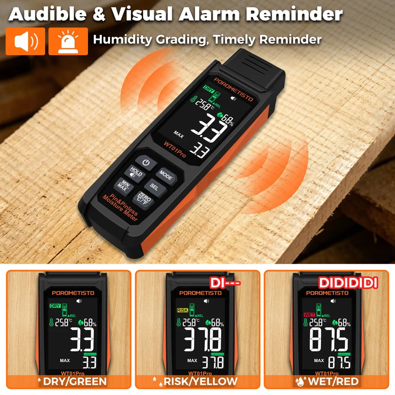 WT01Pro : hygromètre numérique - Moisture Meter Concrete Digital avis et prix