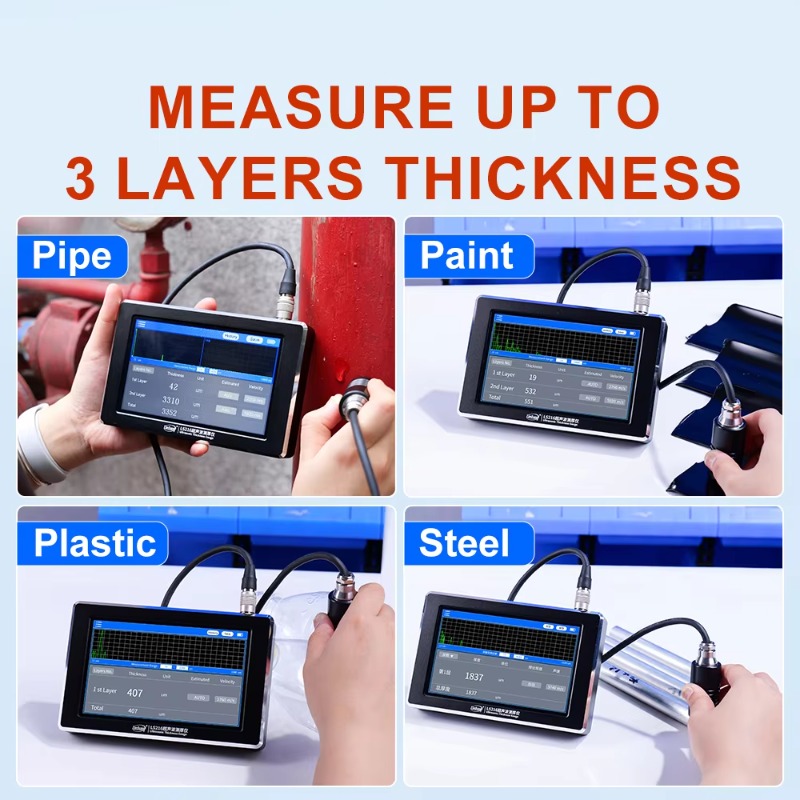 LS216 : jauge d’épaisseur à tr - Ultrasonic Thickness Gauge Metal avis et prix