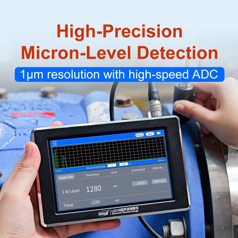 LS216 : jauge d’épaisseur à tr - Ultrasonic Thickness Gauge Metal avis et prix