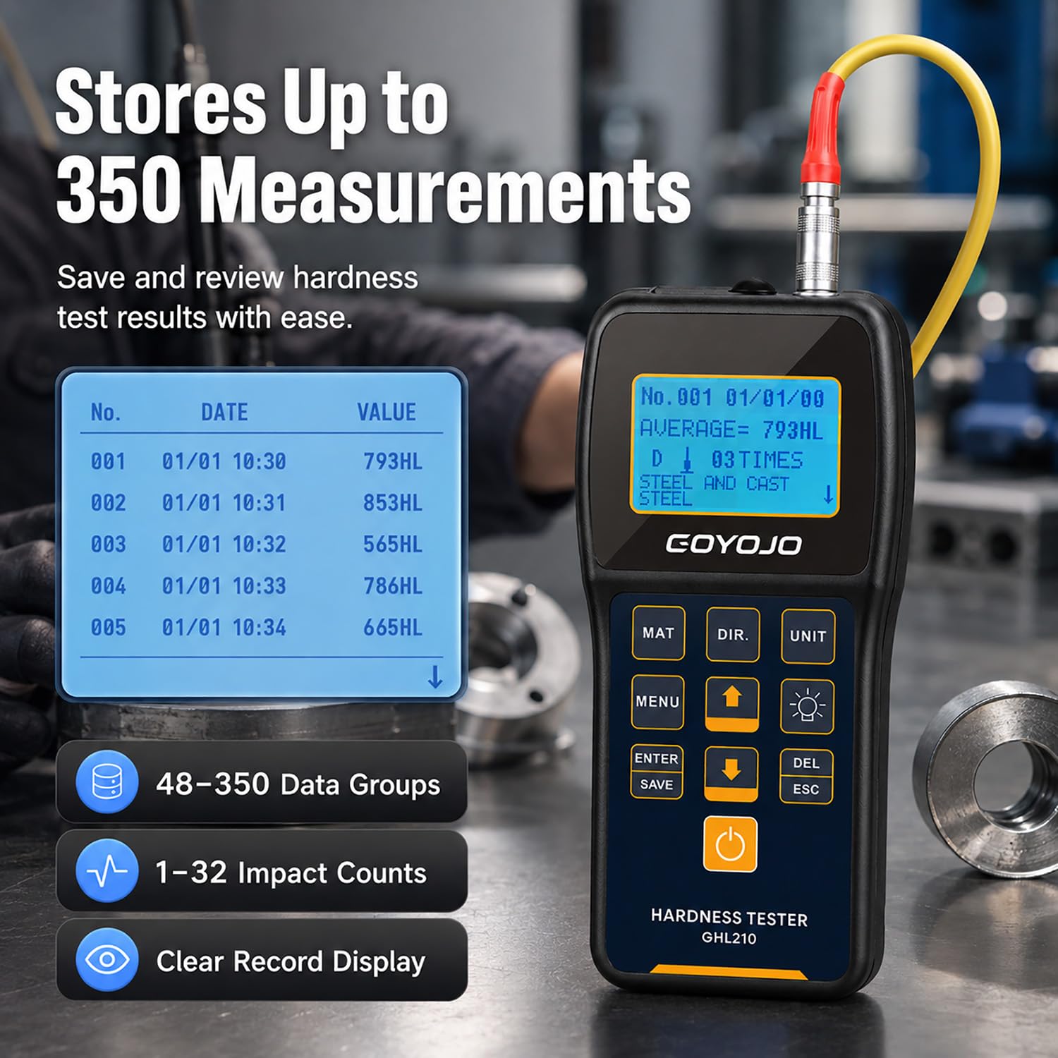 Testeur de dureté numérique po - Hardness Tester Leeb Portable avis et prix