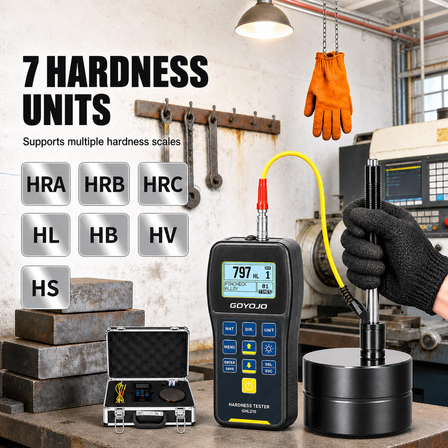 Testeur de dureté numérique po - Hardness Tester Leeb Portable avis et prix