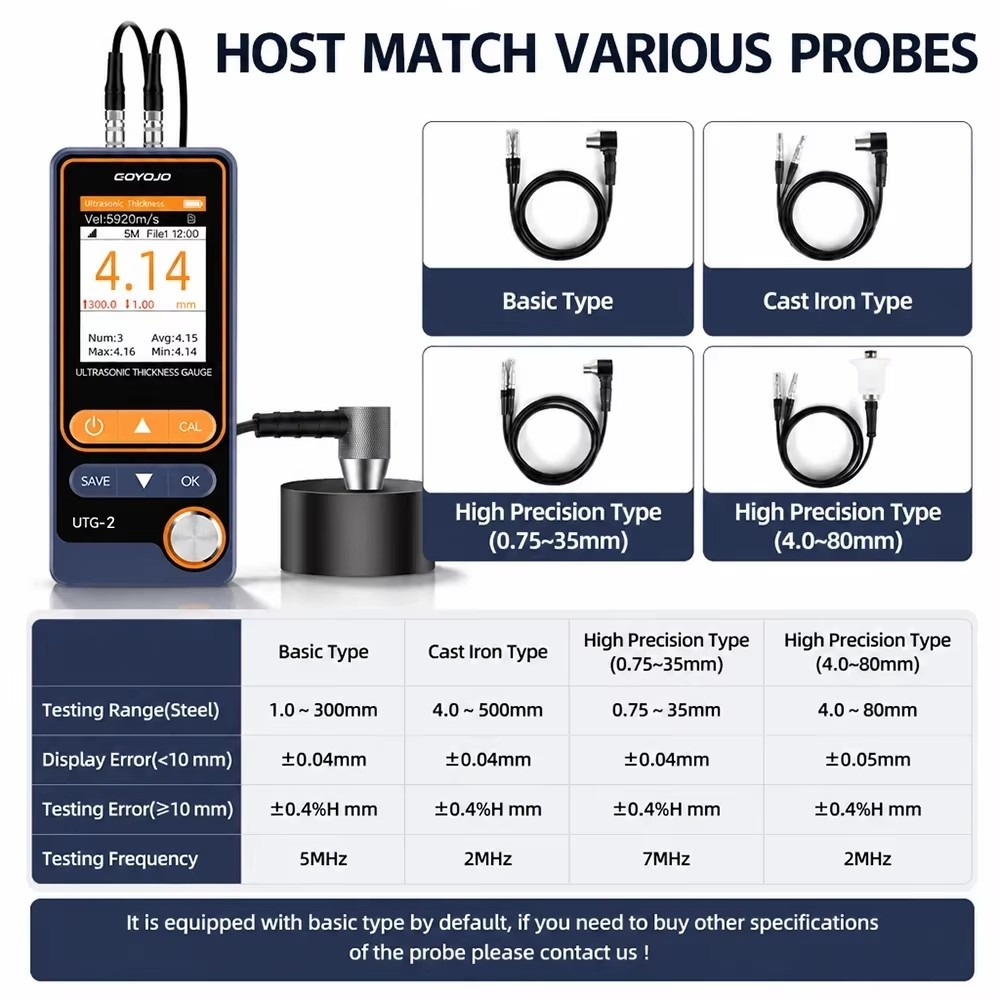 Jauge d'épaisseur à ultrasons  - Ultrasonic Thickness Gauge Metal avis et prix