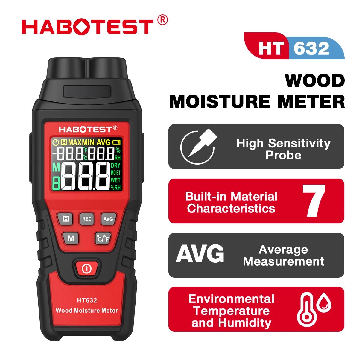 HABOTEST HT632 : hygromètre nu - Moisture Meter Concrete Digital avis et prix