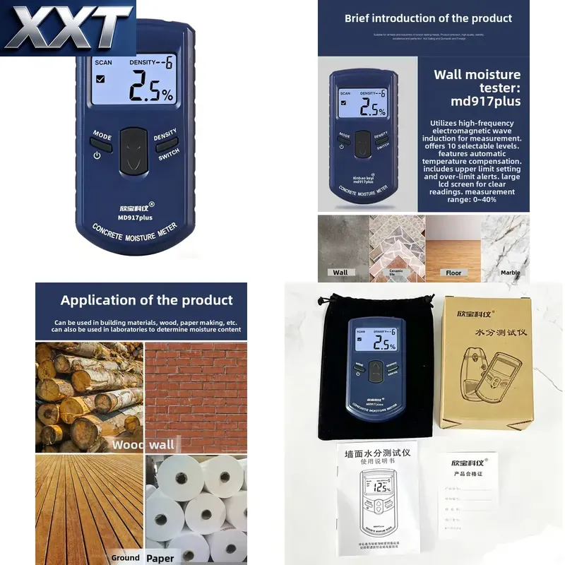 Hygromètre numérique XXT MD917 - Moisture Meter Concrete Digital avis et prix