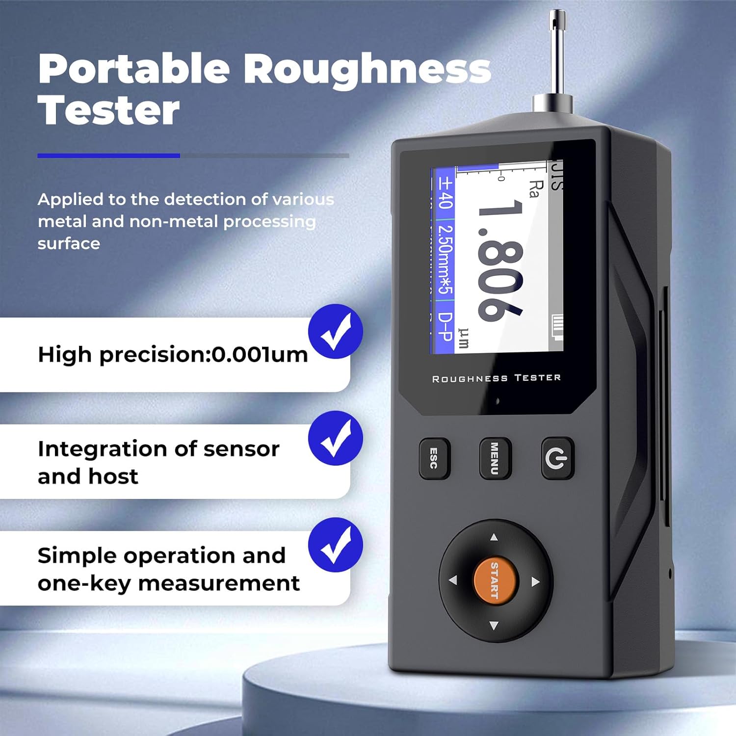GOYOJO Testeur de rugosité de  - Surface Profilometer Roughness avis et prix