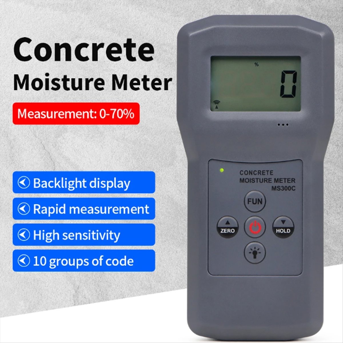 CH ◆ ☆ §Humidimètre numérique  - Moisture Meter Concrete Digital avis et prix