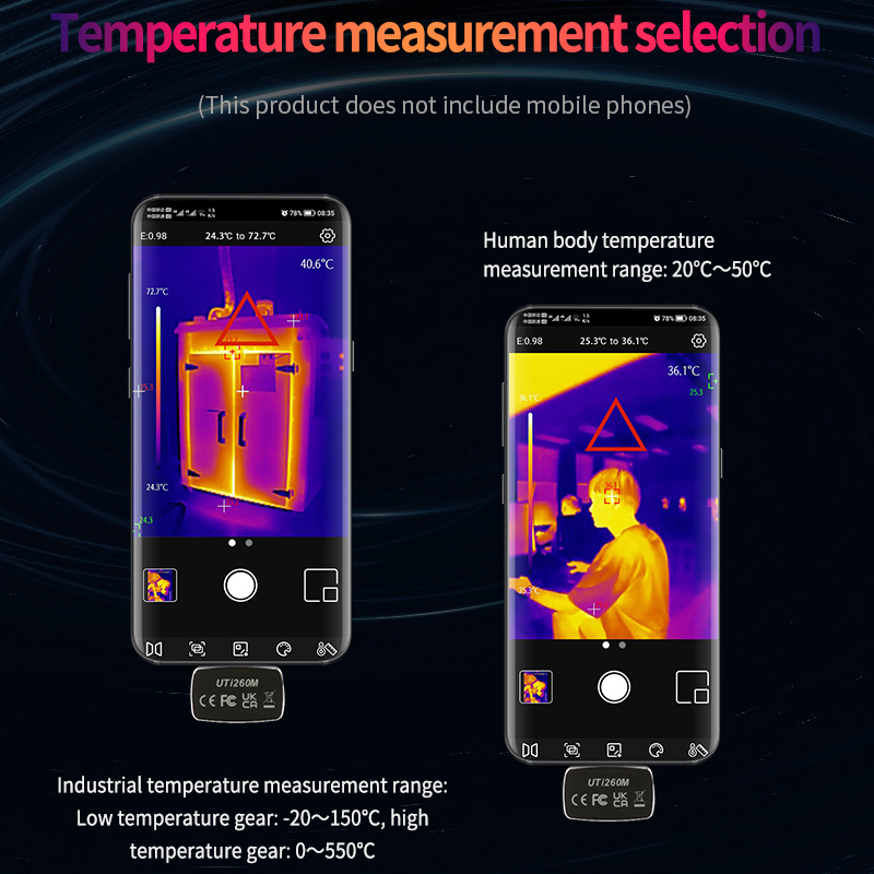 Caméra thermique UNI-T pour té - Thermal Camera Pcb 256X192 avis et prix