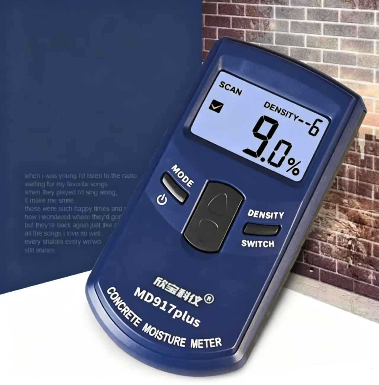 Hygromètre numérique MD917 Plu - Moisture Meter Concrete Digital avis et prix