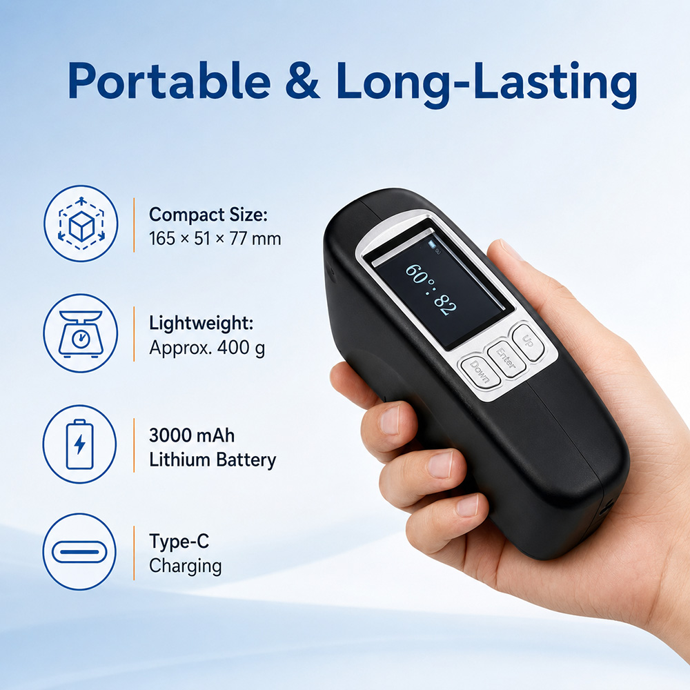 CHNSpec CS-300A CS-380A Glossi - Gloss Meter Digital 0-200Gu avis et prix